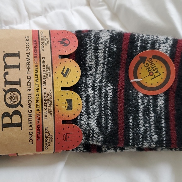New! Born Wool Blend Thermal Socks - Picture 3 of 4